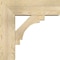 Ekena Millwork Merced Block Rough Sawn Bracket w/ Offset Brace, Douglas Fir, 8"W x 24"D x 24"H BKT0806X24X24MRC05RDF - alternate 4